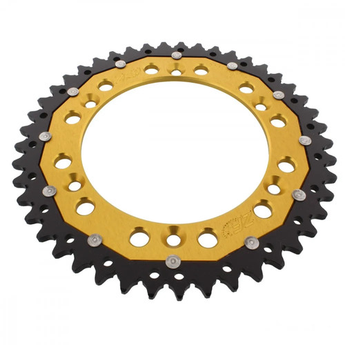 Pignone alluminio oro denti - alluminio,