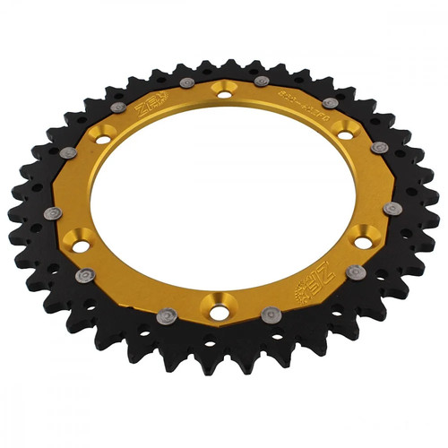 Pignone alluminio oro denti - alluminio,